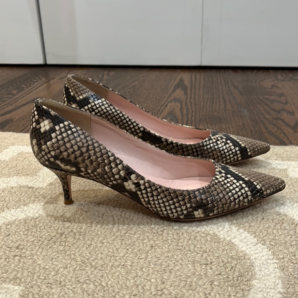 Kate spade snake skin heels size 7
